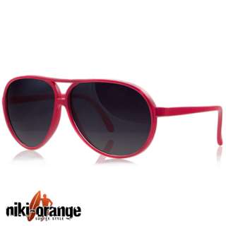 niki orange® PILOTENBRILLE SONNENBRILLE Neon Brille  