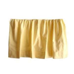  Tadpoles Basics Crib Skirt   Yellow