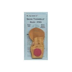  Skin Thimble Finger Gripper Face With Coin Shield Gold   3 
