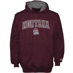  Montana Grizzlies Youth Maroon Automatic Hoody Pullover 