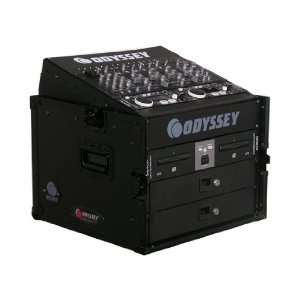  Odyssey FZ1006BL COMBO Rack 10 Space TOP Rack & 6 Space BOTTOM DJ 