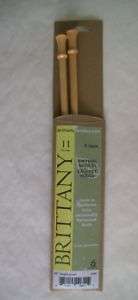 Brittany Single Point Wood Knitting Needles Select Size  