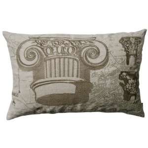 Dome Greek and Roman Capitals Pillow