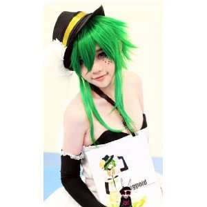   Gumi Megpoid Green Cosplay Party Costume Wig + Cap Toys & Games