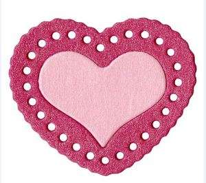   Lifestyle Craft EXCLUSIVE OFFER ONLY WITH $50.00 PURCHASE ~ HEART 2x2