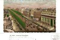 FRANCE, PARIS, Montemarte,Rue Drouot, OLD post card  