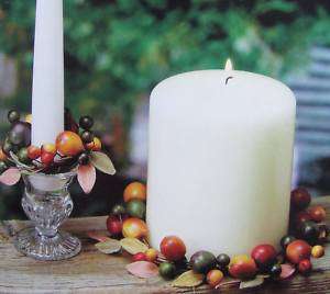 Biedermann & Sons Fall Berry Wreath Candle Ring  