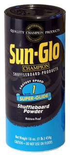 Sun Glo Shuffleboard Wax Fastest Speed #1 Super Glide  