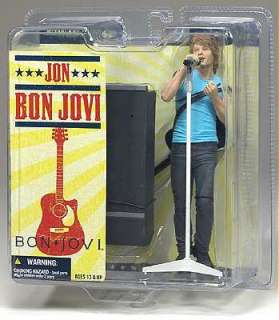 Jon Bon Jovi ® Figure Guitar Microphone Stand & Stage!!  