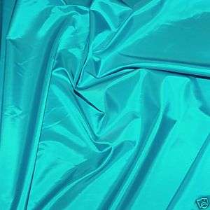 IRIDESCENT SATIN FABRIC TROPICAL BLUE 60 BY THE YARD  