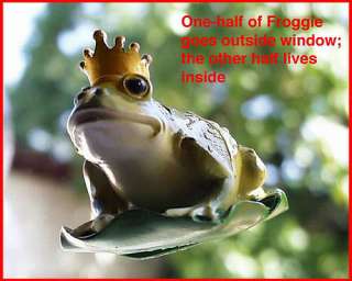 WINDOW MAGNET FROG PRINCE fly thru glass effect, awesome gift, HAND 