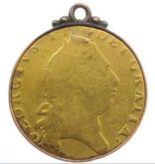 1795 GREAT BRITIAN 1 GUINEA GOLD PIECE THIN BEZEL  