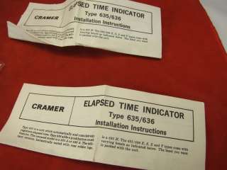 Cramer Elasped Time Indicator Type 635  