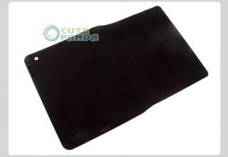   Magnetic Leather Smart Cover stand with Back Case for iPad 2 Apple