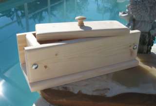Wood Soap Mold Break Away  With Lid Makes 2 3 LB  