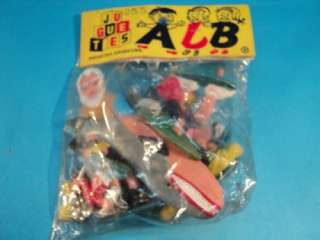 VINTAGE 1970S PINOCCHIO CHARACTERS BAGGED CAKE TOPPERS ARGENTINA 