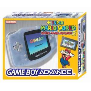 Gameboy Advance Konsole Clear Blue inkl. Super Mario Advance 2  