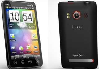 SPRINT HTC EVO 4G BLACK ANDROID WIFI GPS HD VIDEO 8MP CAMERA 