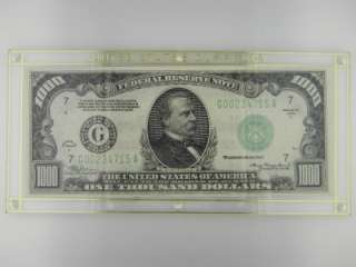 1934 A $1000 Federal Reserve Note CH CU /C 316  