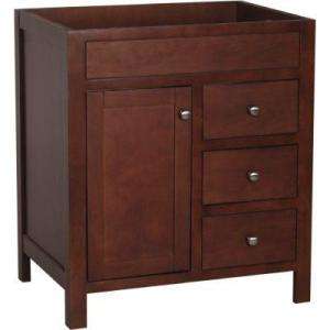 St. Paul Wyoming 30 In. Vanity Cabinet in Hazelnut WYSD3021 H at The 