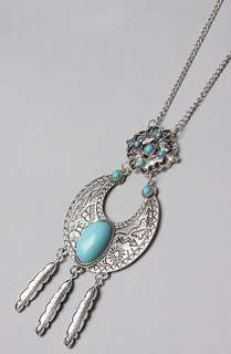 Accessories Boutique The Western Necklace in Turquoise  Karmaloop 