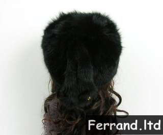   Fox Fur Round Cap/Hat With Detachable Tail For Winter Series R  