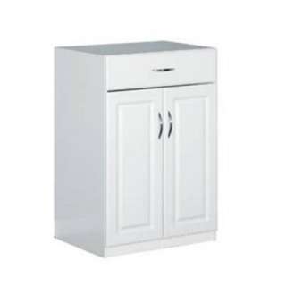   in. Freestanding Raised Panel Base Cabinet with 1 Drawer and 2 Doors