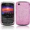 BlackBerry Curve 8520 / 9300 3G Novoskins Pink Rosa Crystal Chic Skin