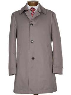 HUGO BOSS Khaki Raincoat Overcoat Jacket 40R Fendu  