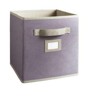 Martha Stewart Living 10 1/2 in. x 11 in. Purple Fabric Drawer 4920 at 