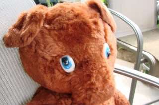 1960s FABLE TOY COMPANY BIG BROWN TEDDY BEAR  