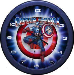 Personalizd Captain America Wall Clock  