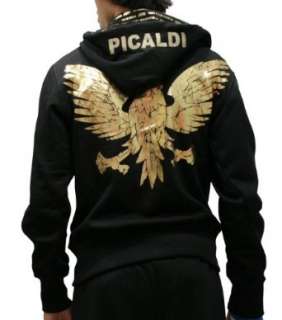Picaldi   Adler Hooded Zip   Schwarz Gold  Bekleidung