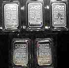 JOHNSON MATTHEY NUMBERED A SERIES 1oz SILVER BARS ~ UNC & SEALED 