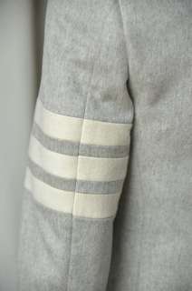 THOM BROWNE CASHMERE Blazer Jacket Coat Arm Stripe 38  