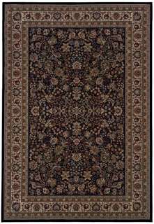 Traditional NEW Area Rug RUNNER Carpet Black 2 7 x 9 4 Persian 