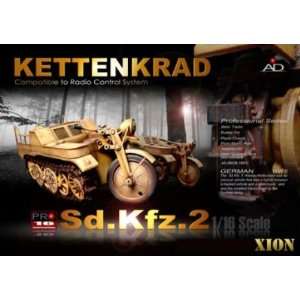 XION 4079007 Sd.Kfz. 2 Kettenkrad 116 Bausatz *Optional RC fähig 