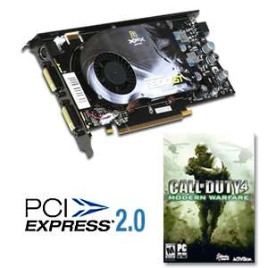 XFX GeForce 8800 GT Video Card   Call of Duty 4 Modern Warfare PC 