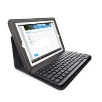   Schutzfolio mit Bluetooth Qwertz Tastatur für Apple iPad 2 schwarz