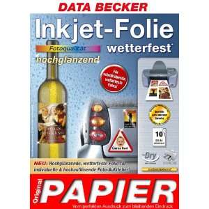 Data Becker Original Papier  Inkjet Folie wetterfest hochglänzend 