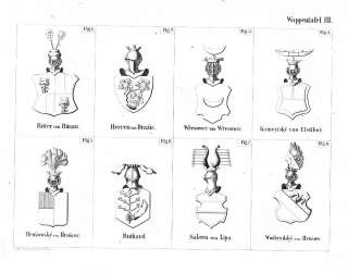 1840   Wappen Böhmen Heraldik Original Lithographie  