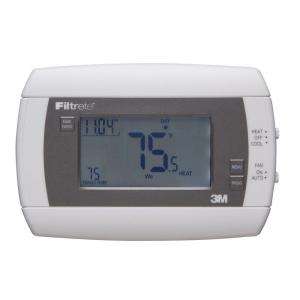 Touch Screen Thermostat from Filtrete  The Home Depot   Model 3M 30 