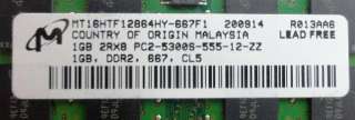 32x 1gb  PC2 5300  667MHz  NON ECC  Laptop DDR2 Memory Modules 
