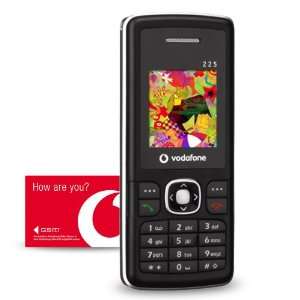 Vodafone 225 schwarz CallYa Box mit 1 EUR Startguthaben  