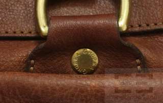 Ghurka Distressed Brown Leather Messenger Bag  