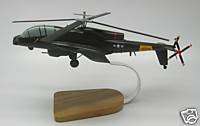 AH 56 Cheyenne Lockheed Helicopter Desk Wood Model Big  