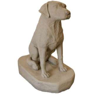 Emsco Labrador Statue  Sandstone Resin 2302 1  