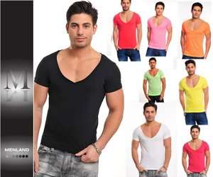 Wasabi Xtreme Deep V Neck T Shirt   tiefer V Ausschnitt  