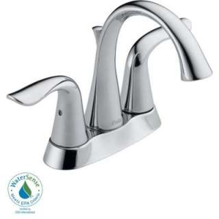 Delta Lahara 4 In. 2 Handle Lavatory Faucet in Chrome 2538LF at The 