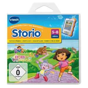 VTech 80 280904   Storio Lernspiel Dora  Spielzeug